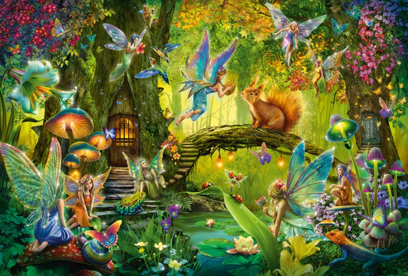Fées dans la Forêt