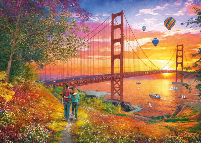 Promenade vers le Pont du Golden Gate
