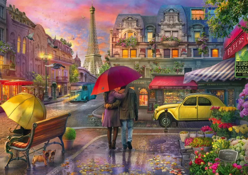 Magie de la Pluie à Paris