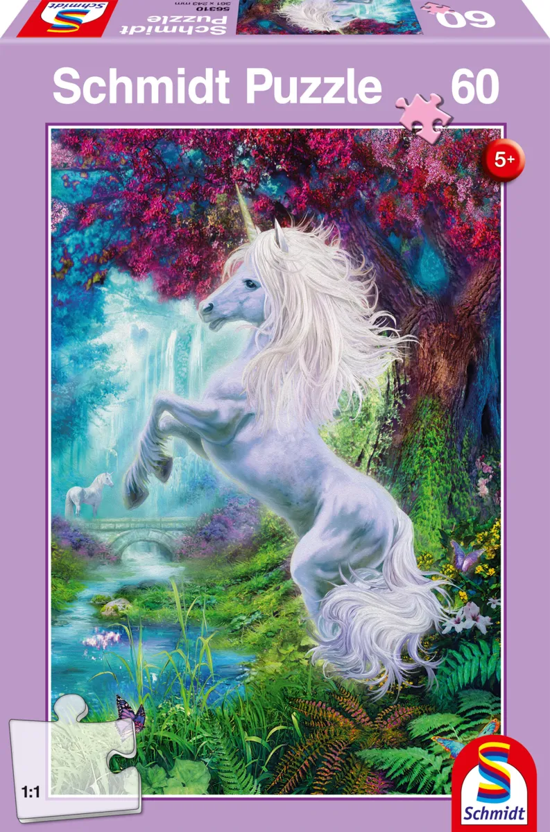 Licorne dans le Jardin Enchanté