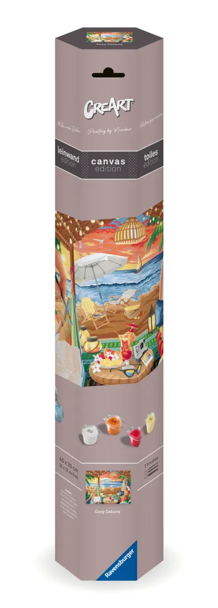 Peinture au Numéro - CréArt Edition Toiles - Cozy Cabana