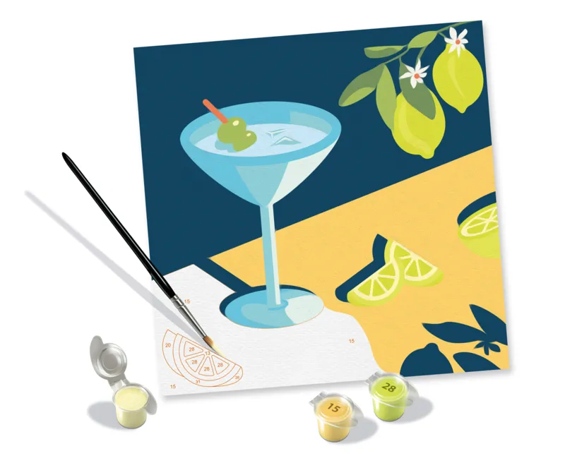 Peinture au Numéro - CréArt - Drink Lemon