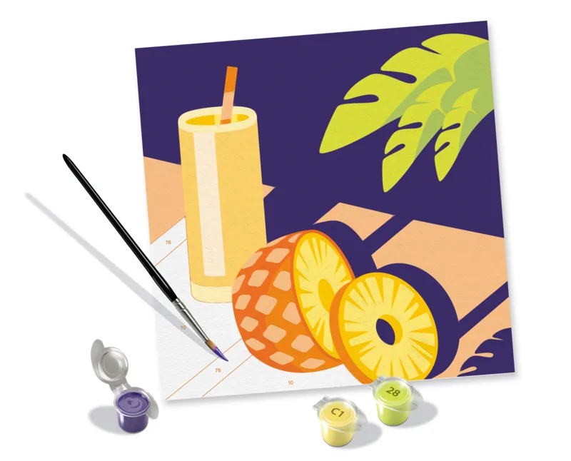Peinture au Numéro - CréArt - Drink Pineapple