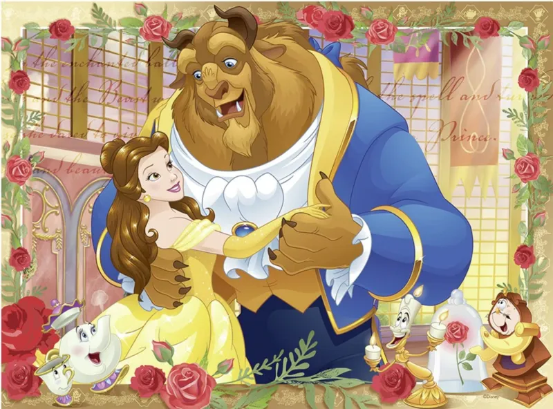 Ravensburger, Le Leader Européen Du Puzzle Unisex Unicolour Puzzle Pièces Xxl - La Belle Et La Bête - 100 À 149 Pièces