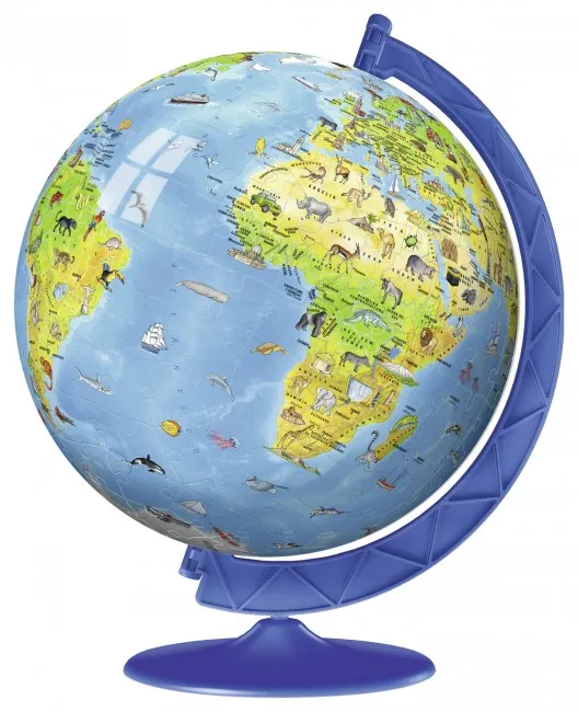 Puzzle Ball 3D - Mappemonde en Espagnol