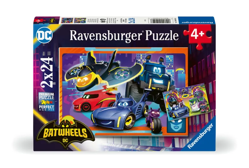 2 Puzzles - Les Batwheels en Action