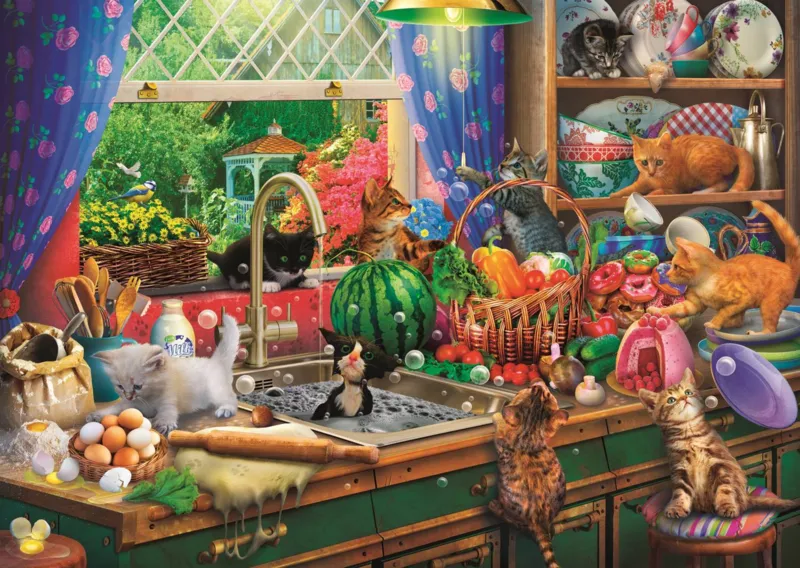 L'Heure Du Thé : Chatons Fauteurs De Troubles