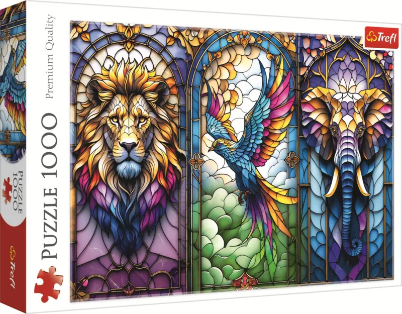 Vitrail : Animaux