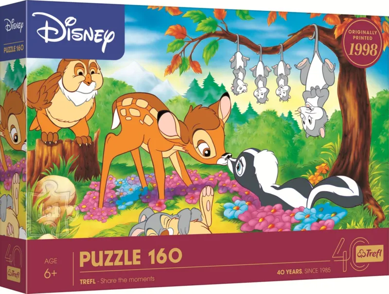 40e Anniversaire Trefl - Bambi Et Les Amis De La Forêt - Disney Bambi