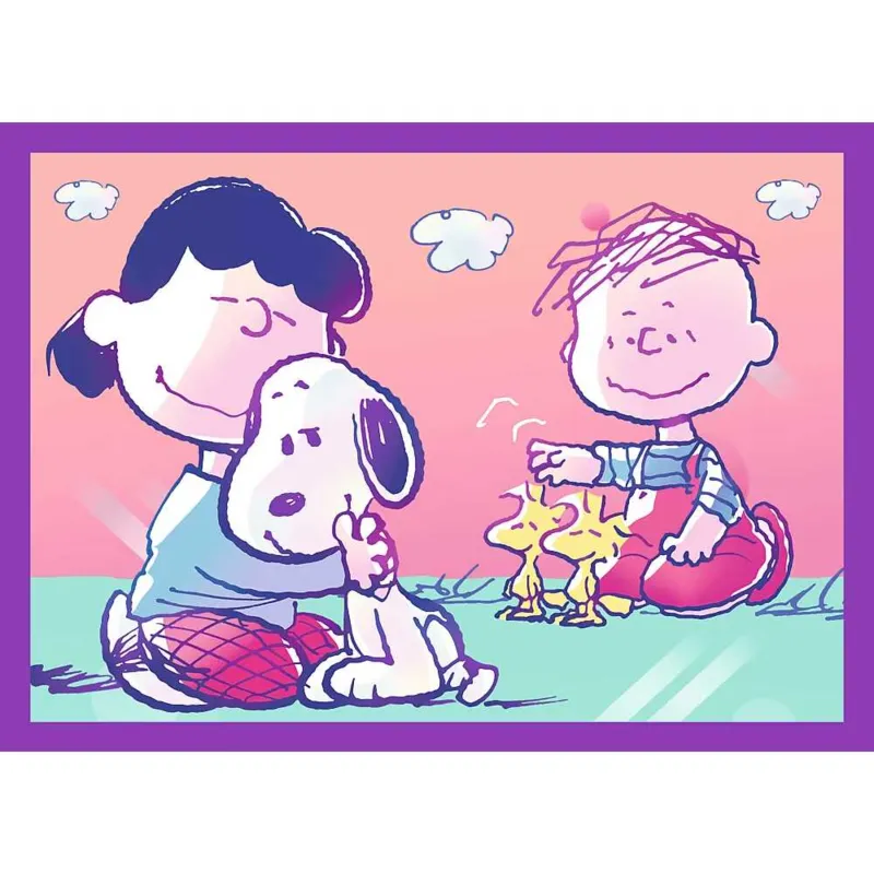 4 Puzzles - Fun with Snoopy