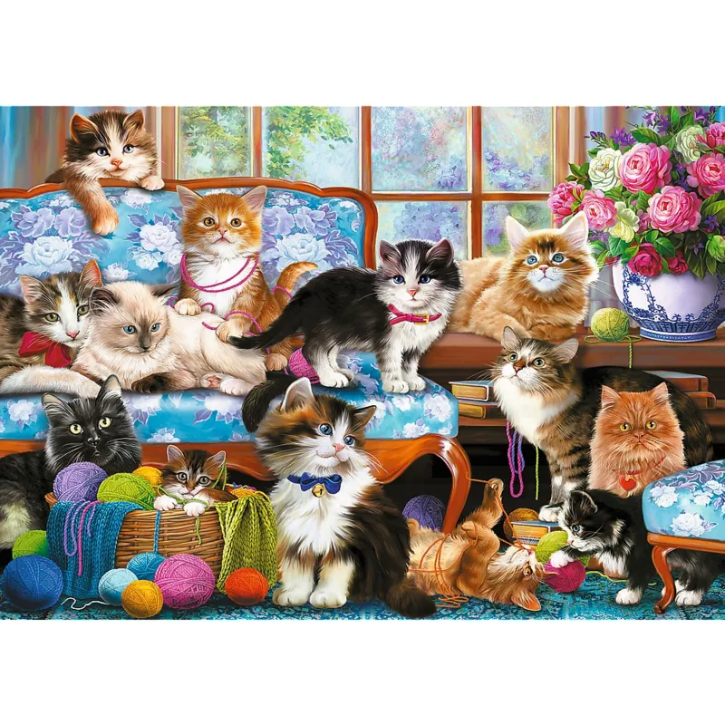 Non Communiqué Puzzle 500 Pièces : Famille Chat Trefl - Image 3