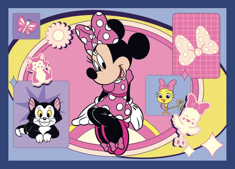 4 Puzzles - Magic moments + 1 Poster