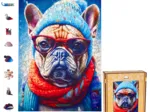 Puzzle en Bois - Gustav Bouledogue Grincheux