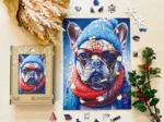 Puzzle en Bois - Gustav Bouledogue Grincheux