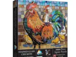 Stained Glass Chickens