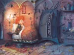 François Ruyer - Sorcière au Lit - La Nuit
