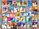 Ski Stamp Posters