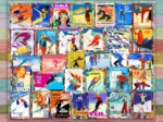 Ski Stamp Posters