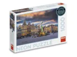 Tempête au-dessus d'Anvers - Puzzle Neon