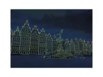 Tempête au-dessus d'Anvers - Puzzle Neon