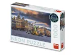 Tempête au-dessus d'Anvers - Puzzle Neon