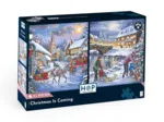 2 Puzzles - Pièces XXL - Christmas Is Coming