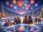 Feu d'Artifice Hivernal