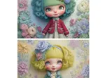 2 Puzzles - Filles Fleuries