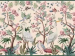 Jardin Secret - Aigrette et Fleurs