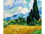 Champ De Blé Avec Cyprès - Vincent Van Gogh