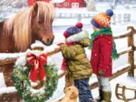 Poney de Noël
