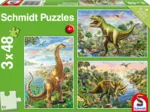 3 Puzzles - Dinosaures
