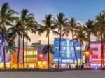 Puzzle Panoramique - Lumières Nocturnes Sur Ocean Drive