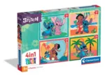 Puzzle 4 En 1 - Stitch et ses Amis
