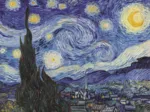 Pièces XXL - Puzzle Bois - La Nuit Étoilée - Vincent Van Gogh