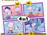 4 Puzzles - Fun with Snoopy