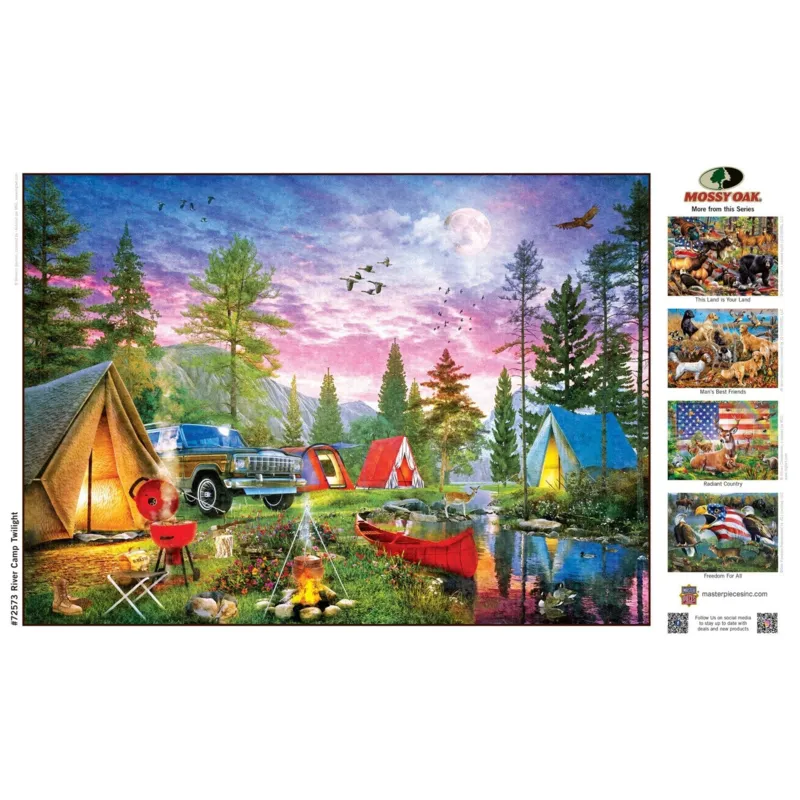 Mossy Oak - Camp de la Rivière au Crépuscule