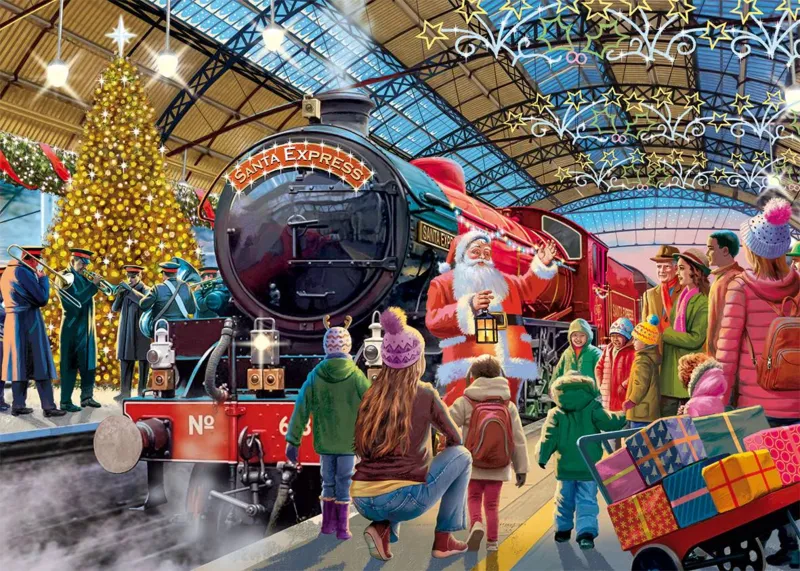 Santa at the Station