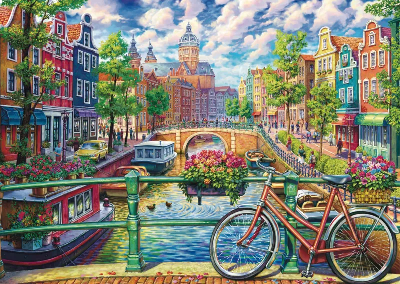 La magie des canaux d'Amsterdam