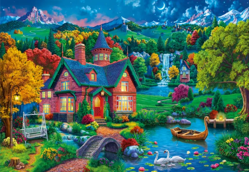 Maison Colorée près du Lac