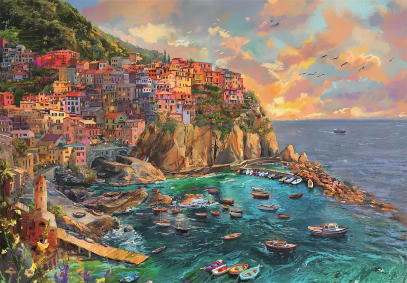 Manarola en Peinture