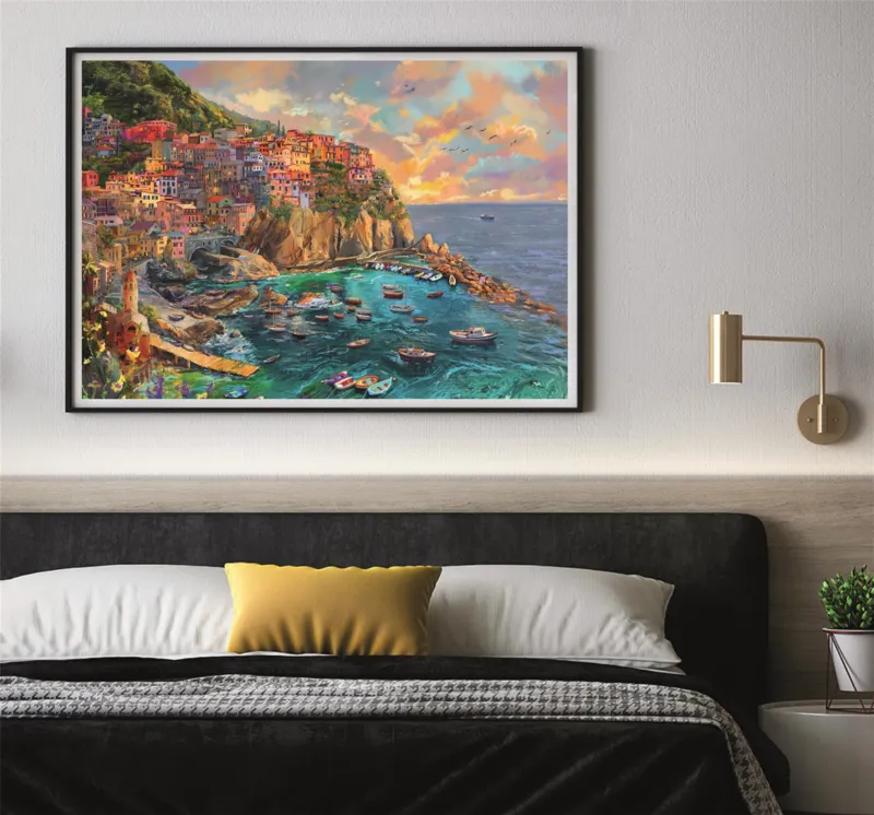 Manarola en Peinture