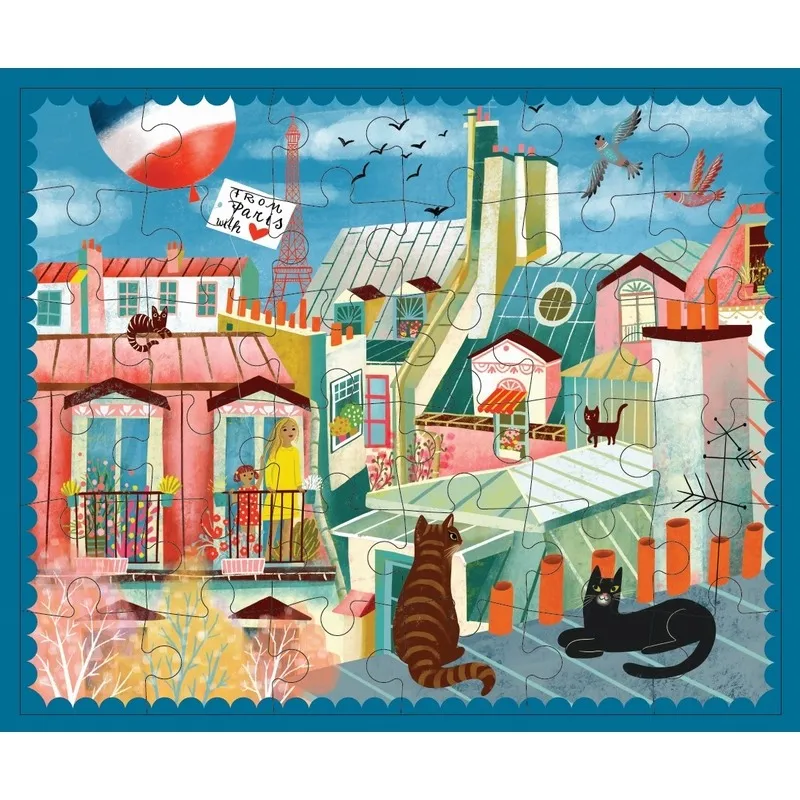 Mini Puzzle - Toits de Paris