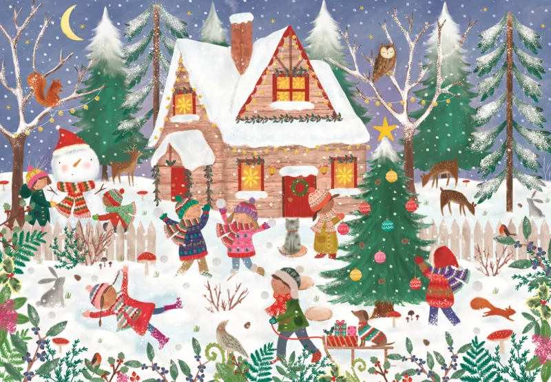 Puzzle Calendrier de l'Avent - Joyeuses Fêtes