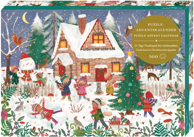 Puzzle Calendrier de l'Avent - Joyeuses Fêtes