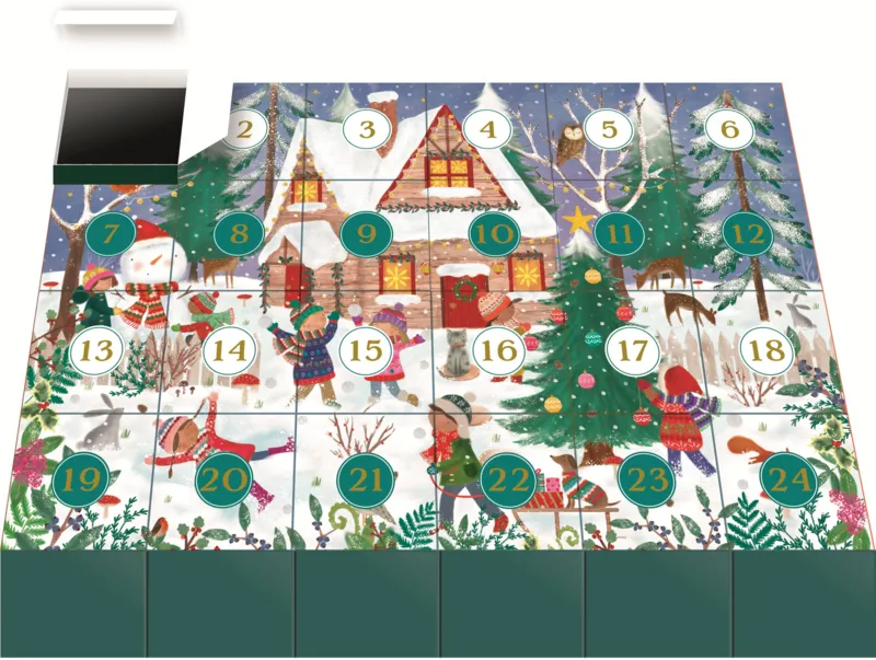 Puzzle Calendrier de l'Avent - Joyeuses Fêtes