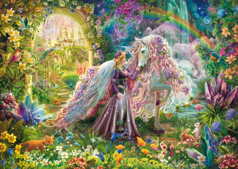 Voyage de rêve avec une licorne