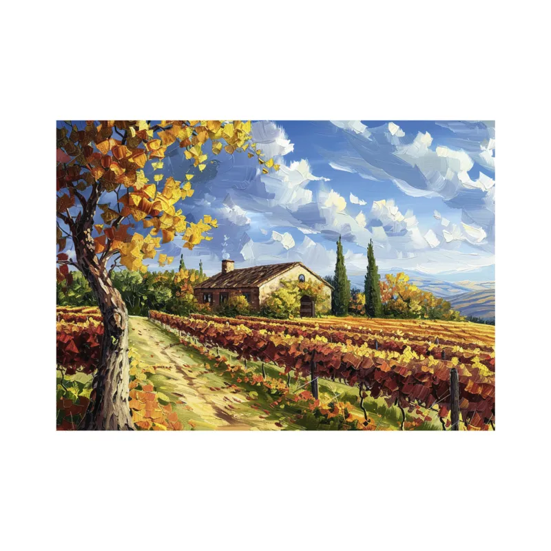 Peinture du Vignoble