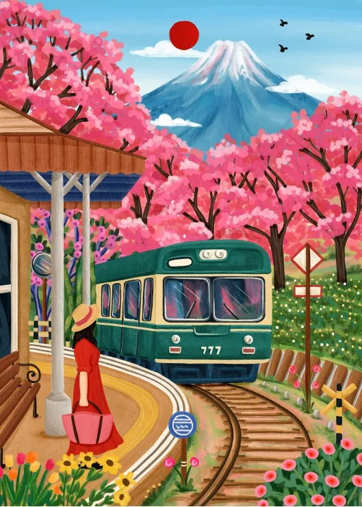 Fuji Blossoms