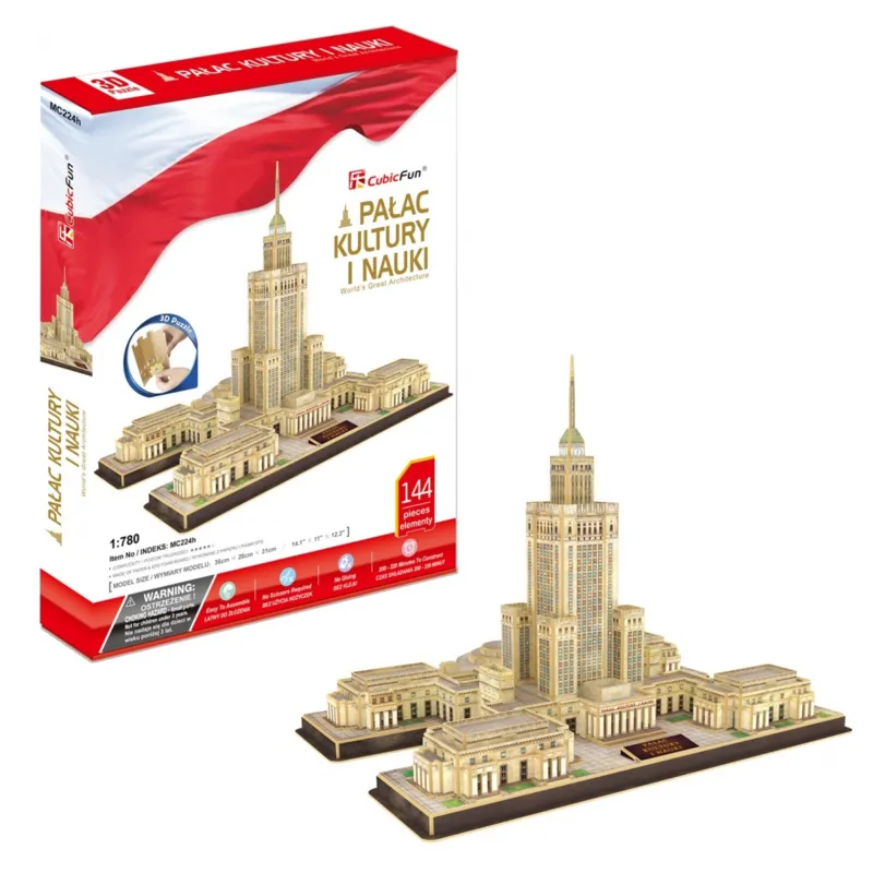 Puzzle 3D - Palais de la Culture et de la Science